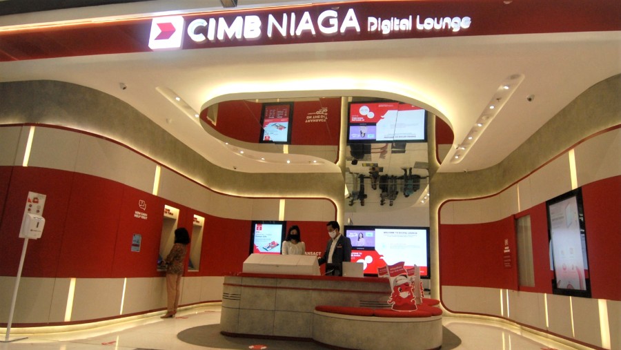 Ilustrasi digital lounge CIMB Niaga (Dok. CIMB Niaga)
