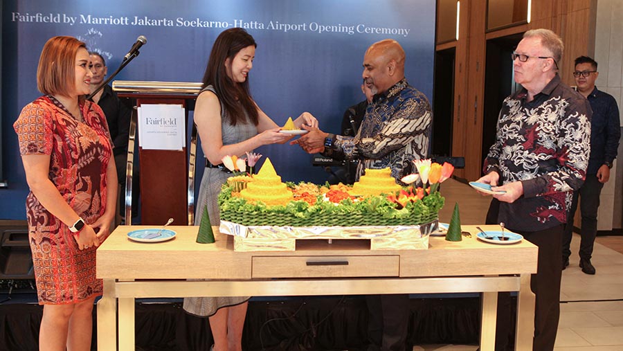 Fairfield by Marriott Jakarta Soekarno-Hatta Airport menyediakan beberapoa tipe kamar. (Bloomberg Technoz/ Andrean Kristianto)