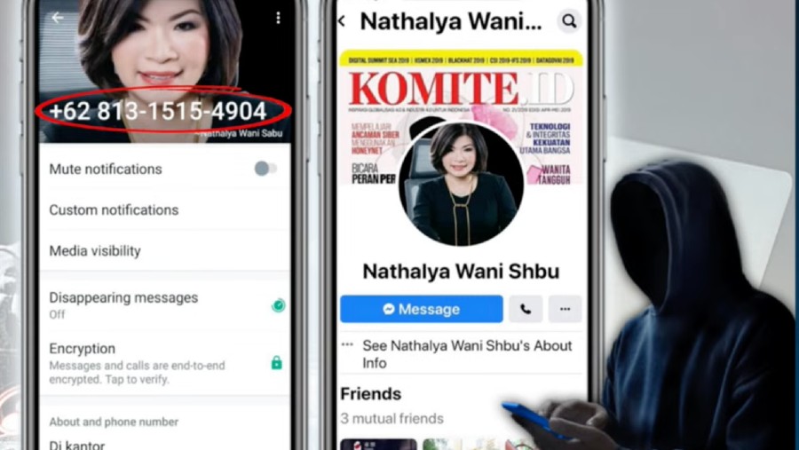 Ilustrasi penipuan nomor WhatsApp digital bank. (Dok: Bloomberg)