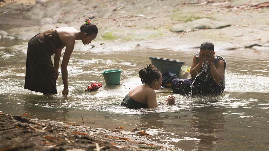 BMKG memprediksi puncak dampak El Nino akan terjadi pada Agustus-September 2023 mendatang. (Bloomberg Technoz/ Andrean Kristianto)