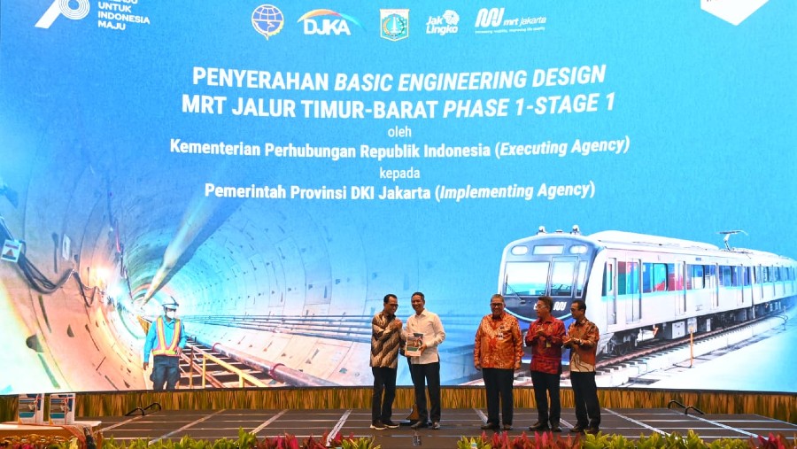 Kementerian Perhubungan memastikan dimulainya pembangunan MRT Jalur Timur-Barat (Dok. Kemenhub)