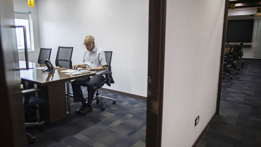 Pendiri Shriram Group, R Thyagarajan. (Prashanth Vishwanathan/Bloomberg)