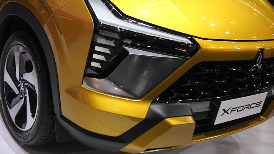 Varian XFORCE saat ini telah dilengkapi dengan beberapa fitur ADAS. (Bloomberg Technoz/ Andrean Kristianto)