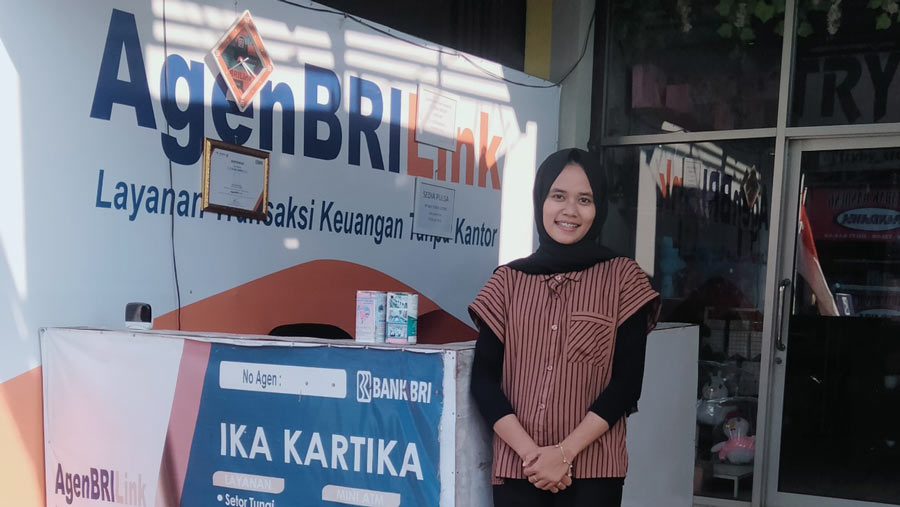 Ika Kartika, Agen BRILink (Dok. BRI)