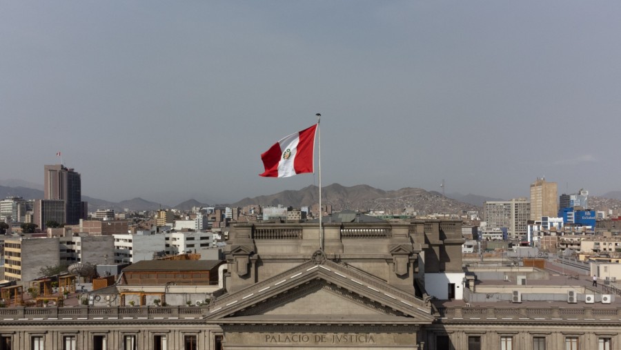 The Palace of Justice di Lima, Peru./Bloomberg-Angela Ponce