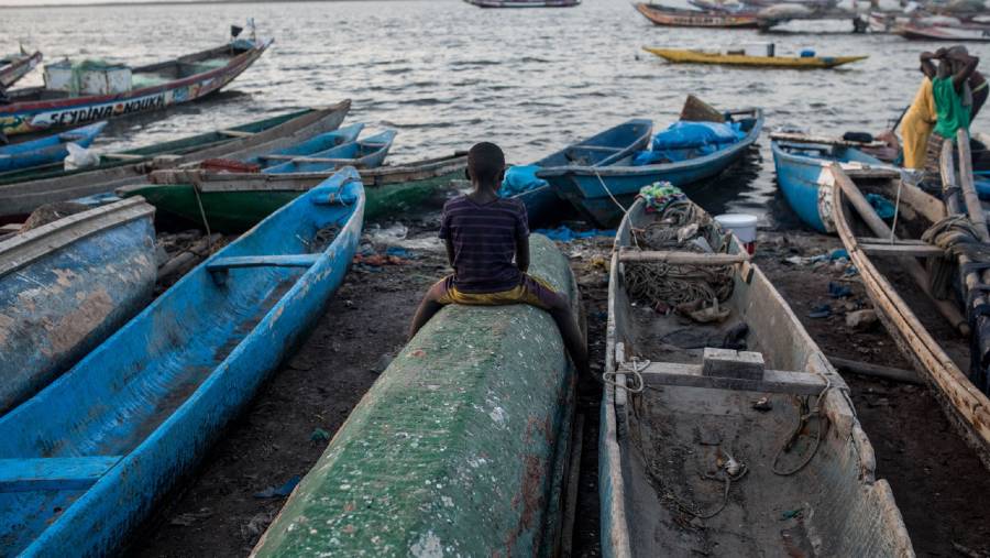 Ilustrai kapal pirogue atau kapal penangkap ikan. (Sumber: Bloomberg)