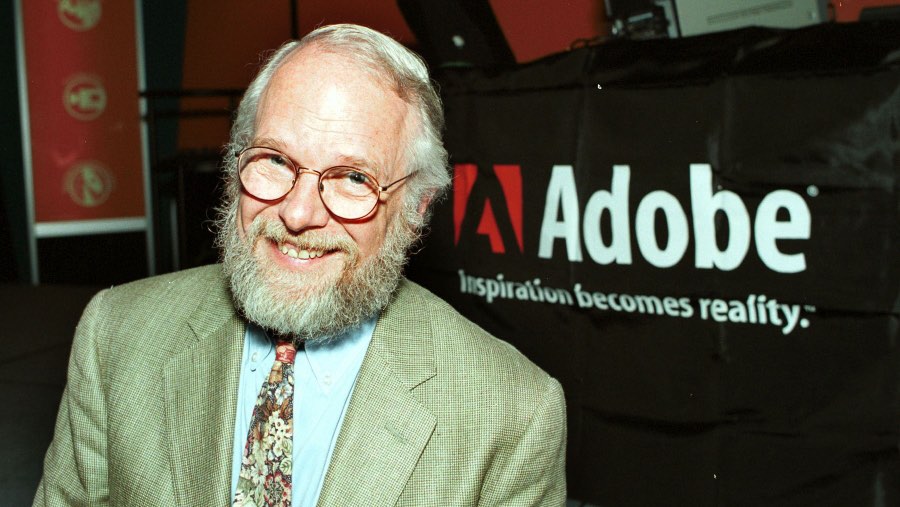 John Warnock salah satu pendiri ADOBE Inc., (Sumber: Bloomberg)