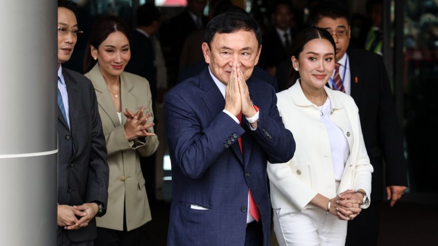 Thaksin Shinawatra pulang ke Thailand (Valeria Mongelli/Bloomberg)
