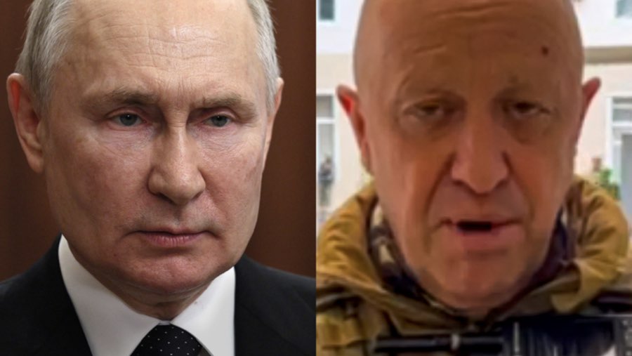 Putin dan Prigozhin (Sumber: Bloomberg)