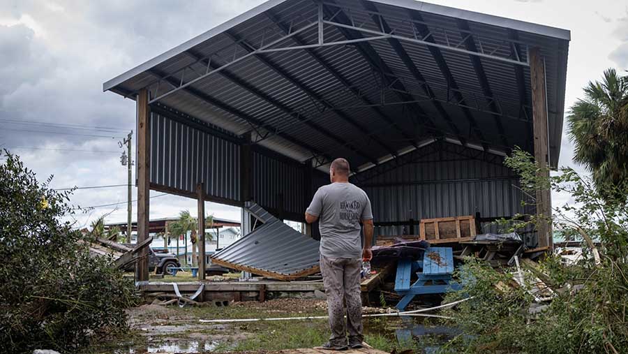 Sebagian wilayah di Florida, Georgia, dan Carolinas timur diperkirakan akan mengalami hujan hingga hari Kamis. (Christian Monterrosa/Bloomberg)