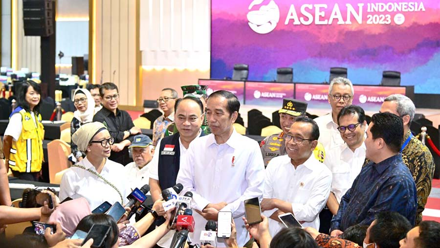 Presiden Jokowi Cek Kesiapan Penyelenggaraan KTT ASEAN, Jakarta, 1 September 2023. (Foto: BPMI Setpres/Muchlis Jr)