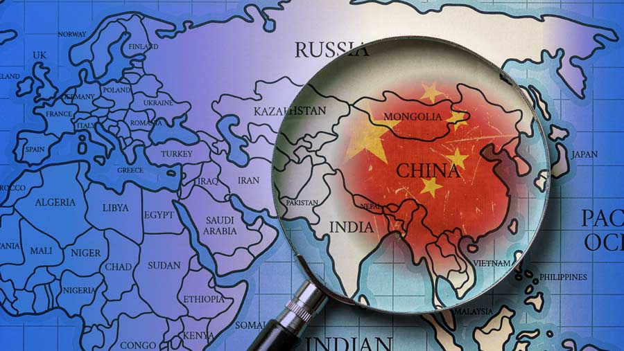 Ilustrasi Peta China (Bloomberg Technoz)