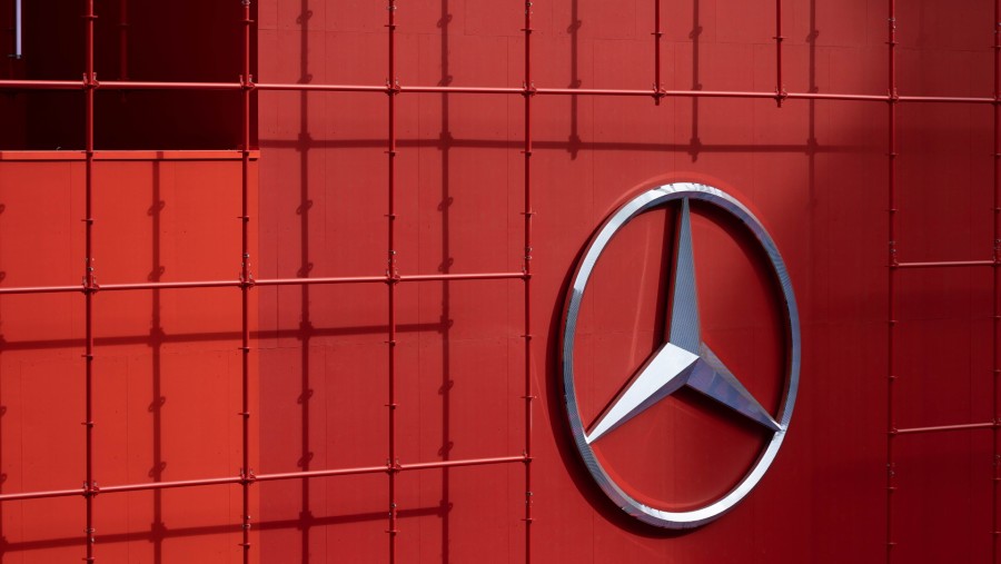 Logo Mercedes-Benz Group AG. (Dok: Bloomberg)