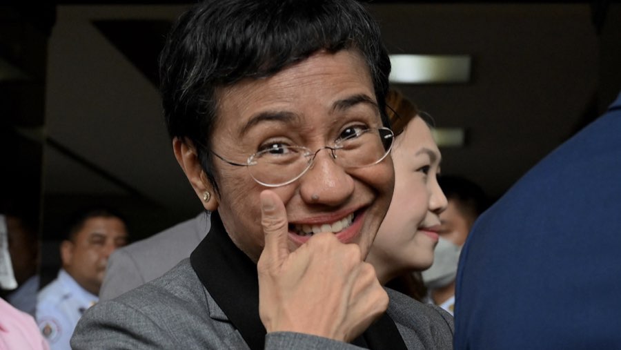 Peraih Nobel Maria Ressa (Sumber: Bloomberg)