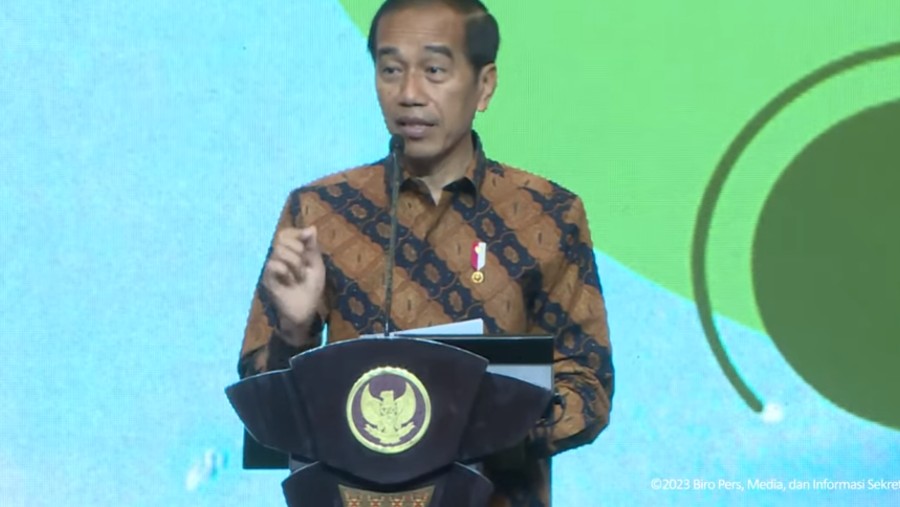 Presiden Jokowi buka IFFINA 2023 (Sekretariat Presiden)