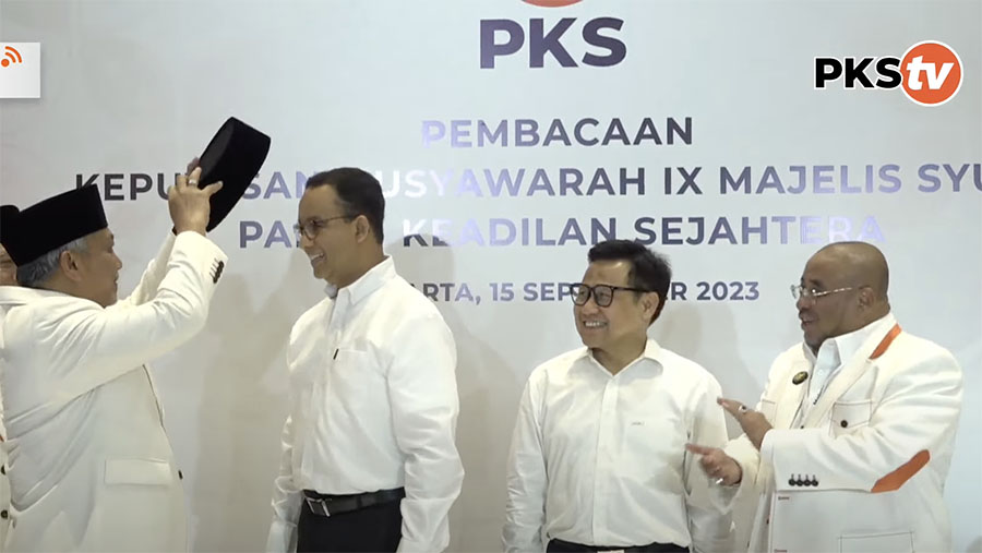 Pembacaan Keputusan Musyawarah IX Majelis Syura. PKS (Tangkapan Layar Youtube PKSTV)