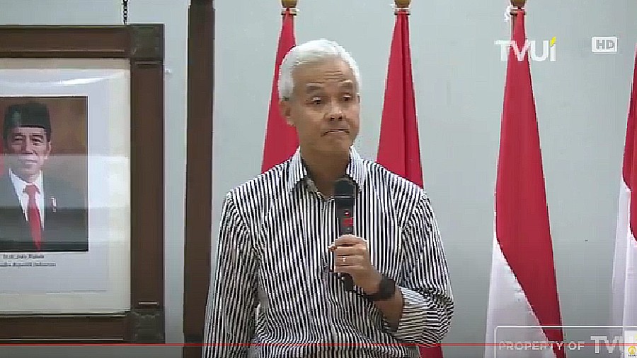 Bakal calon presiden Ganjar Pranowo (YouTube TV UI)