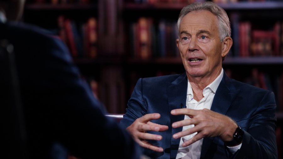 Tony Blair (Sumber: Bloomberg)