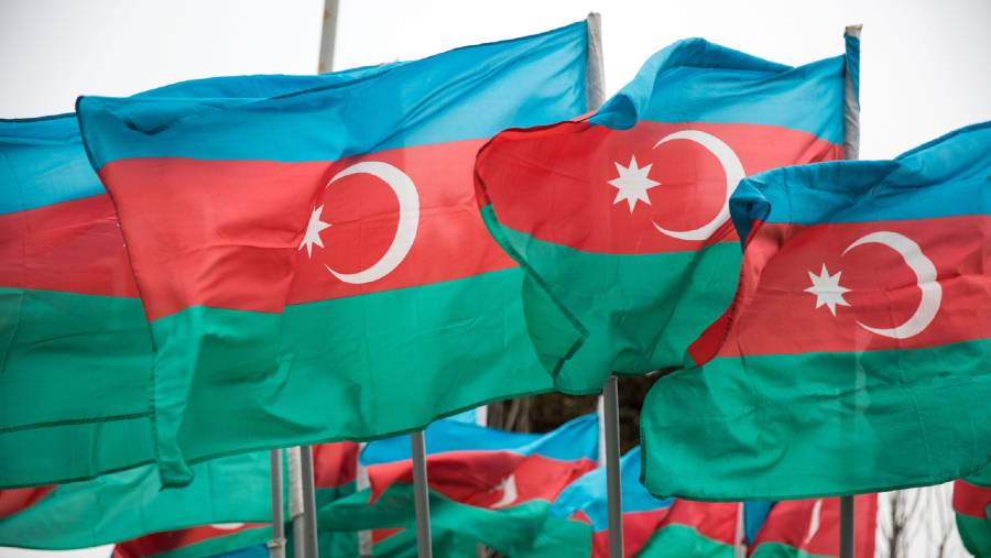 Bendera Azerbaijan. (Sumber: Bloomberg)