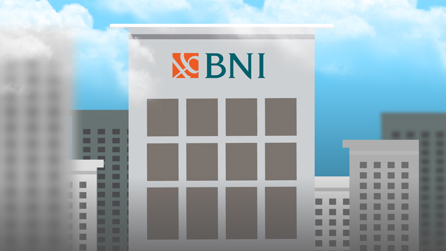 Ilustrasi Bank BNI (Bloomberg Technoz)