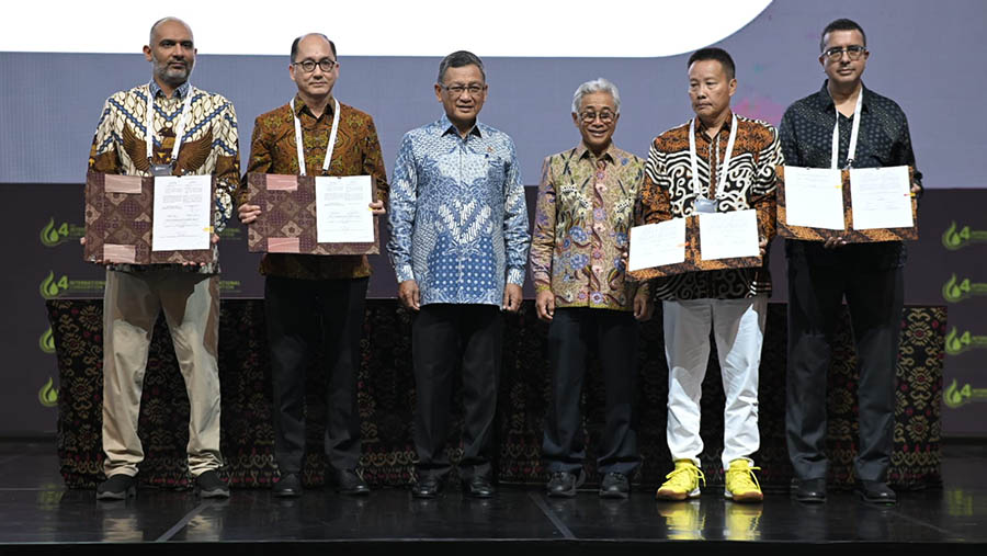 Penandatanganan Perjanjian di ICIUOG 2023 (Foto SKK Migas