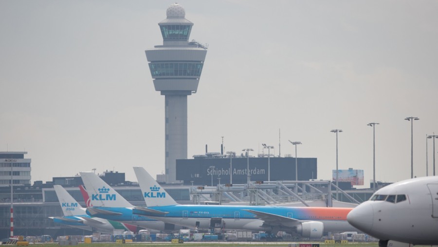 Bandara Schiphol Belanda. (Sumber: Bloomberg Technoz)