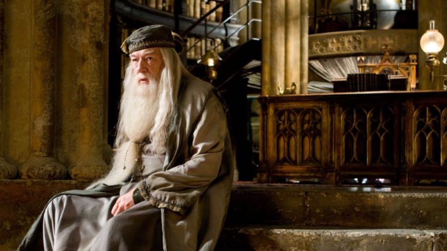 Michael Gambon. (Sumber: akun media sosial Twitter/x @harrypotter)