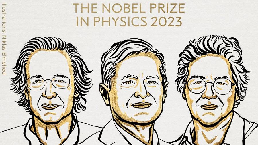 Pemenang Nobel Prize bidang Fisika. (Sumber: media sosial Twitter/X @NobelPrize)