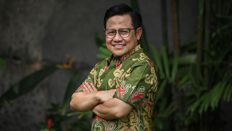 Ketua Umum PKB Muhaimin Iskandar alias Cak Imin. (Bloomberg Technoz/Andrean Kristianto)