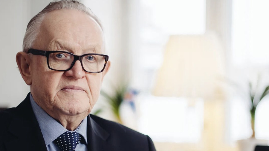 Martti Ahtisaari. (Tangkapan Layar via Instagram @cmioffice)