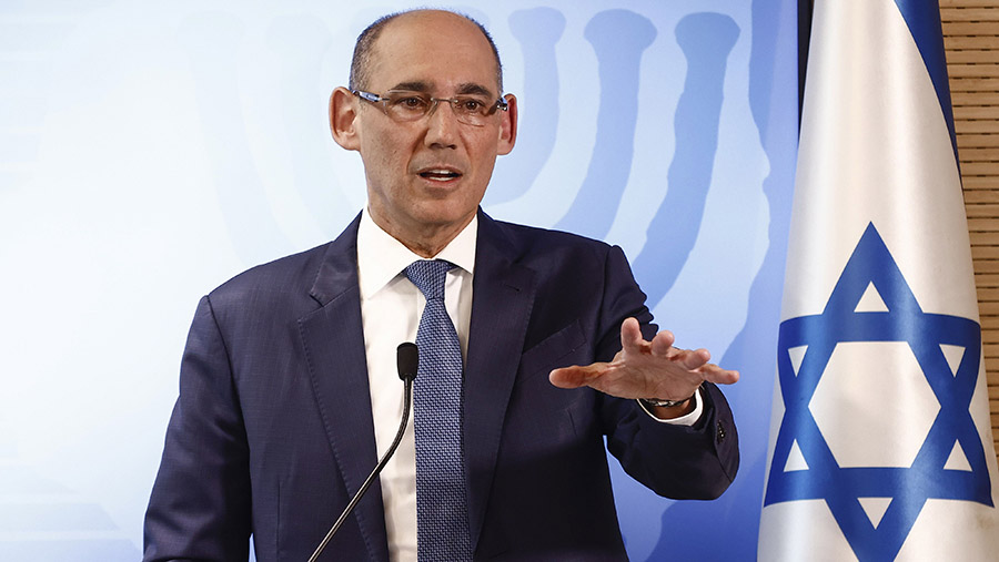 Gubernur Bank Israel, Amir Yaron. (Kobi Wolf/Bloomberg)