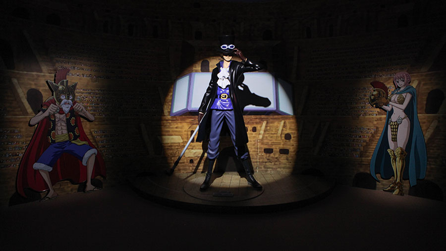 Pameran ini akan membawa para pengunjung ke dalam dunia One Piece yang penuh dengan keajaiban dan petualangan.  (Bloomberg Technoz/Andrean Kristianto)