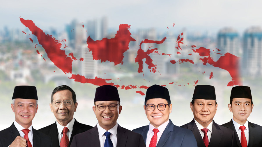 Daftar Capres dan Cawapres 2024 (Bloomberg Technoz)