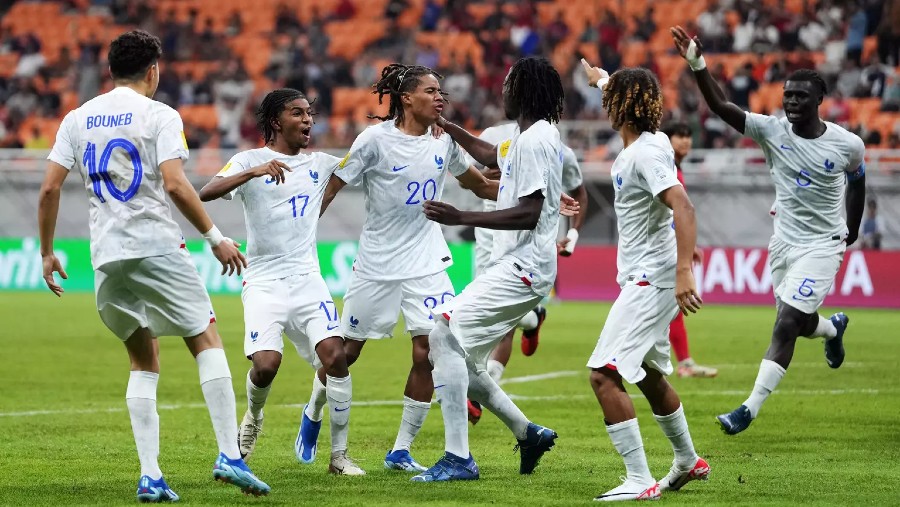 Timnas muda Prancis memastikan diri lolos ke babak 16 besar usai mengalahkan Korea Selatan. (Dok. FIFA)