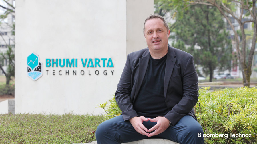 Founder dan Presiden Komisioner Bhumi Varta Technology, Martyn Terpilowski (Bloomberg Technoz)