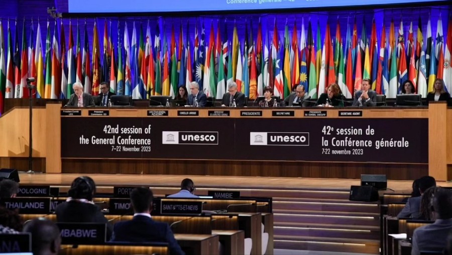 Sidang Umum ke-42 UNESCO di Paris (Twitter/X Jokowi)