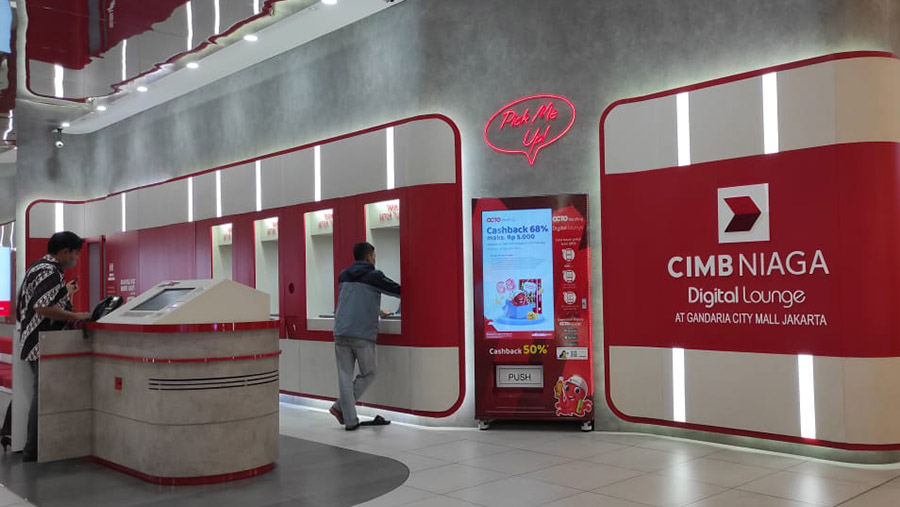 Ilustrasi Bank CIMB Niaga, (Bloomberg Technoz/Andrean Kristianto)