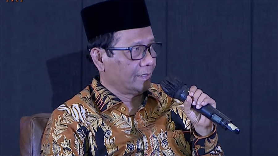 Dialog Publik Muhammadiyah Bersama Mahfud MD, Kamis (23/11/2023). (Tangkapan Layar Youtube tvMu Channel)
