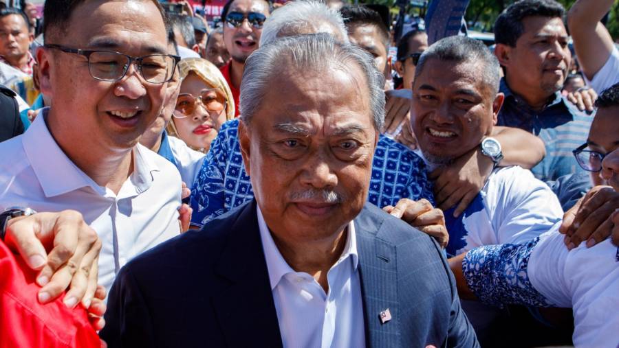 Mantan PM Malaysia Muhyiddin Yamin. (Samsul Said/Bloomberg)