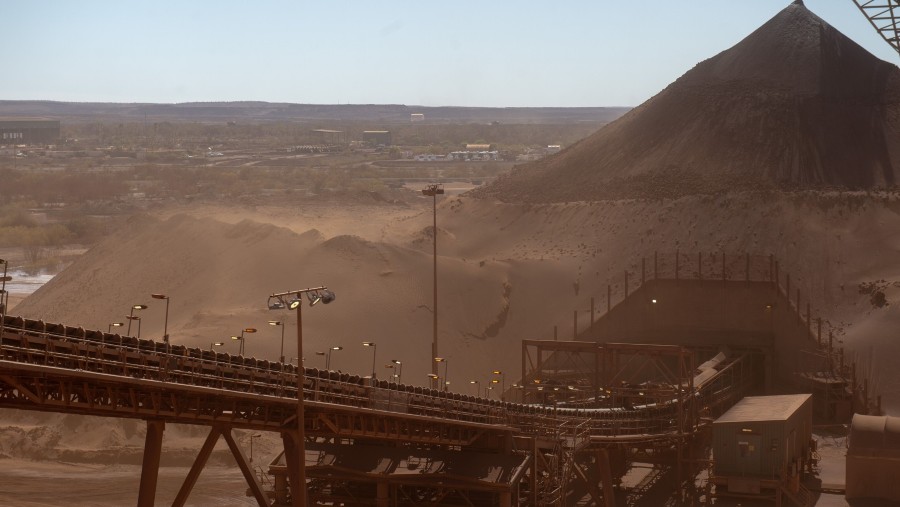 Tambang bijih besi di Australia. Fotografer: Carla Gottgens/Bloomberg
