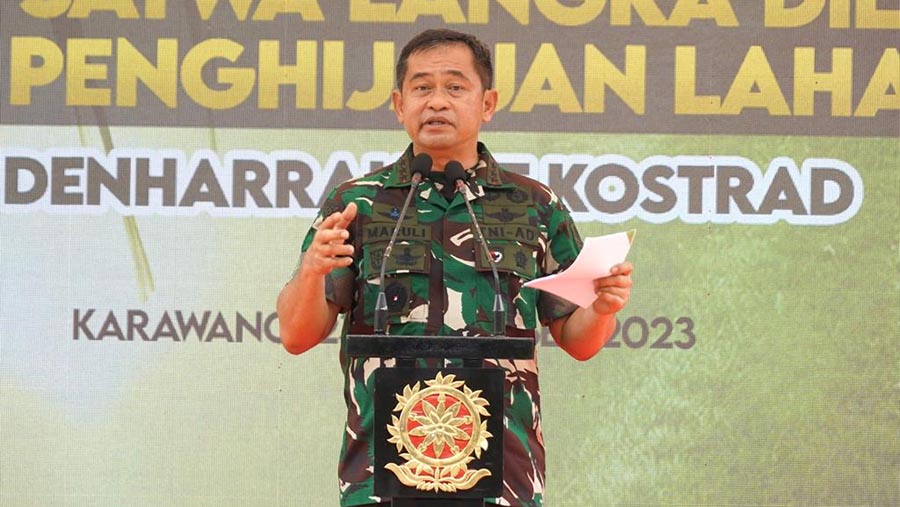 Panglima Kostrad (Pangkostrad) Letjen TNI Maruli Simanjuntak. (Tangkapan Layar website kostrad.mil.id)