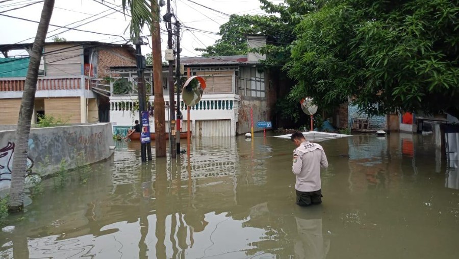 Banjir terjadi di Jakarta (BPBD DKI Jakarta)