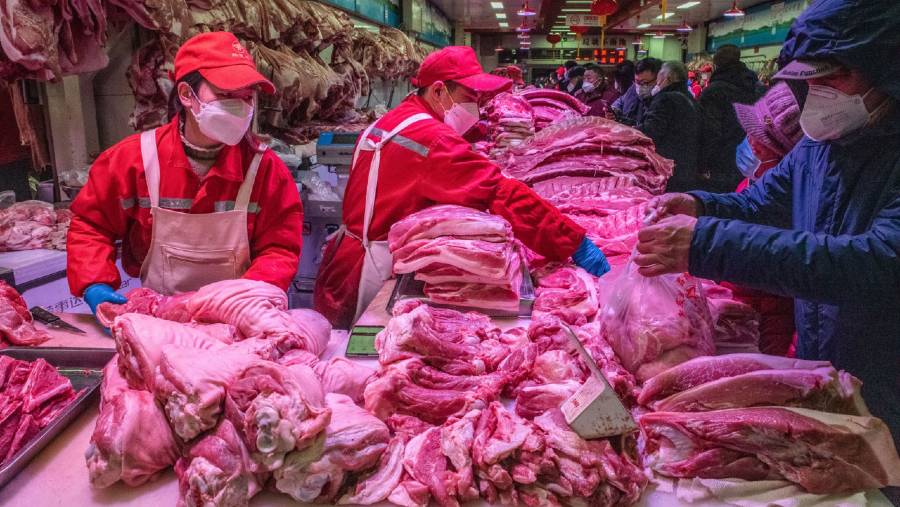 Industri daging babi di China. (Sumber: Bloomberg)