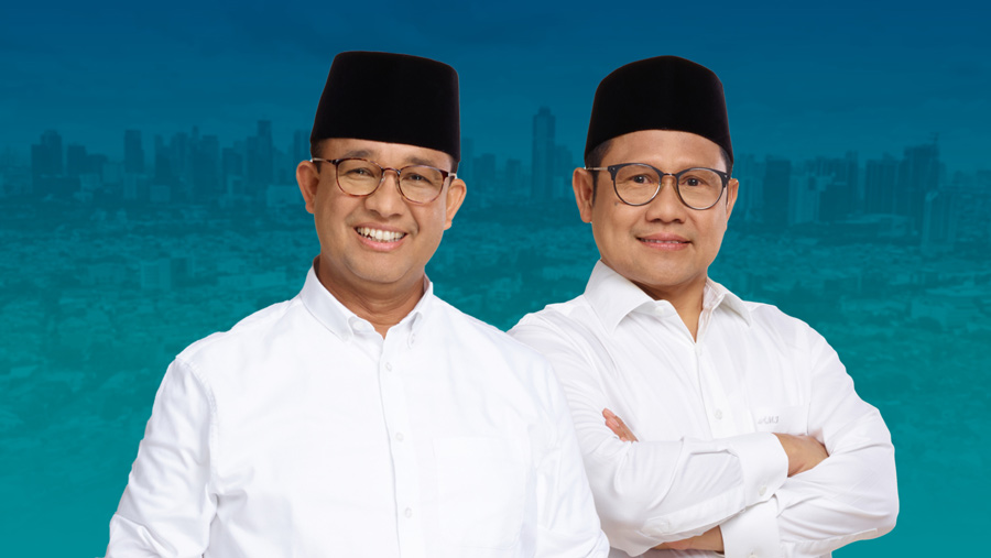 Capres-Cawapres Anies Baswedan dan Muhaimin Iskandar (Dennis A. Pratama/Bloomberg Technoz)