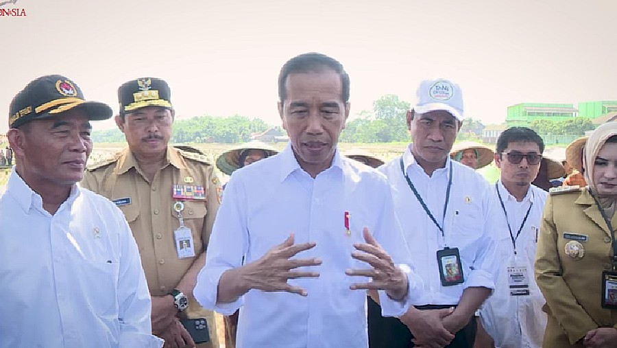 Presiden Jokowi saat berada di Pekalongan, Jawa Tengah (YouTube Sekretariat Presiden)