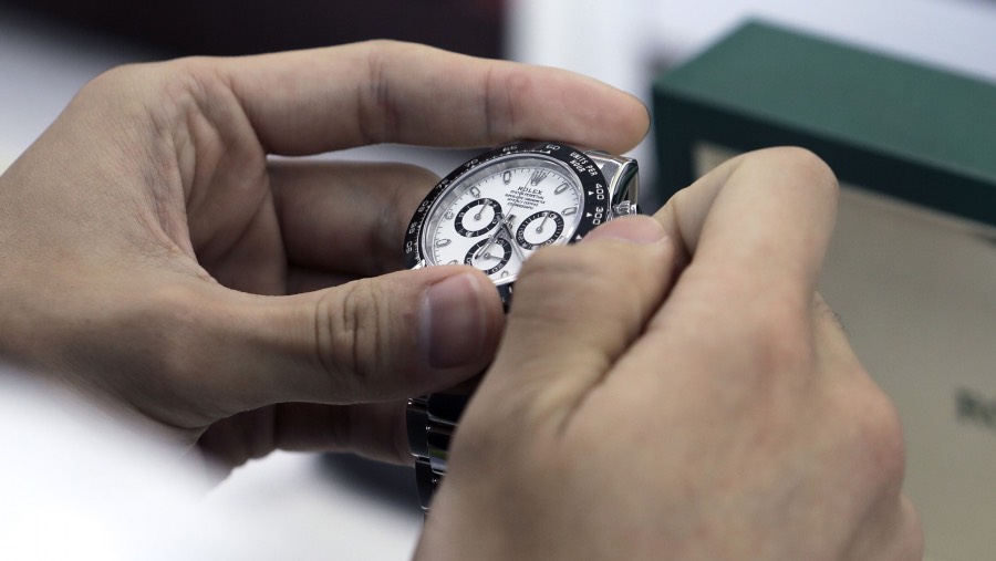 Jam tangan Rolex. (Sumber: Kiyoshi Ota/Bloomberg)