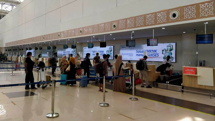Bandara Internasional Syamsudin Noor. (Tangkapan Layar via syamsudinnoor-airport.co.id)