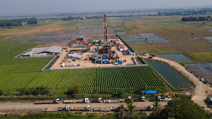 Baru-baru ini, PT Pertamina EP (PEP) menemukan lapangan minyak baru yang terletak di Kabupaten Bekasi. (Bloomberg Technoz/Andrean Kristianto)