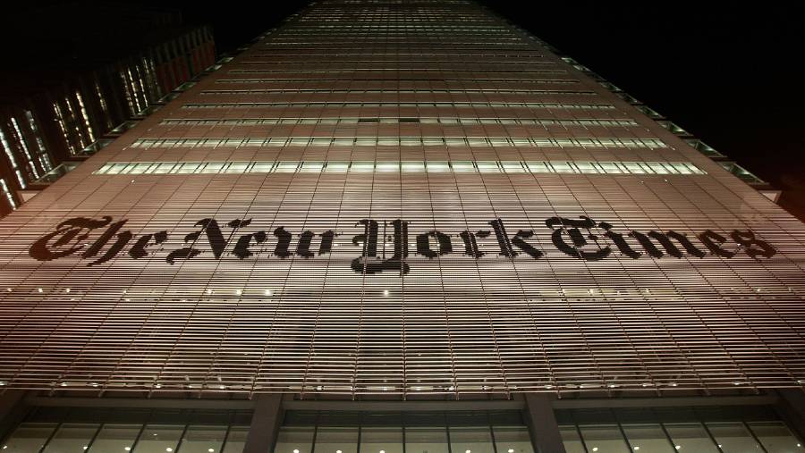 Gedung New York Times. (Dok: Bloomberg)