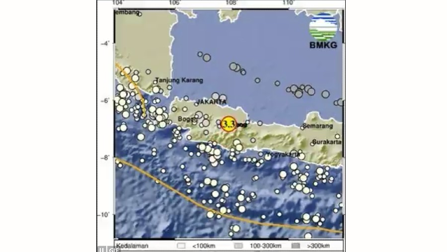 Gempa Sumedang Info BMKG pada Minggu, 31 Desember 2023.